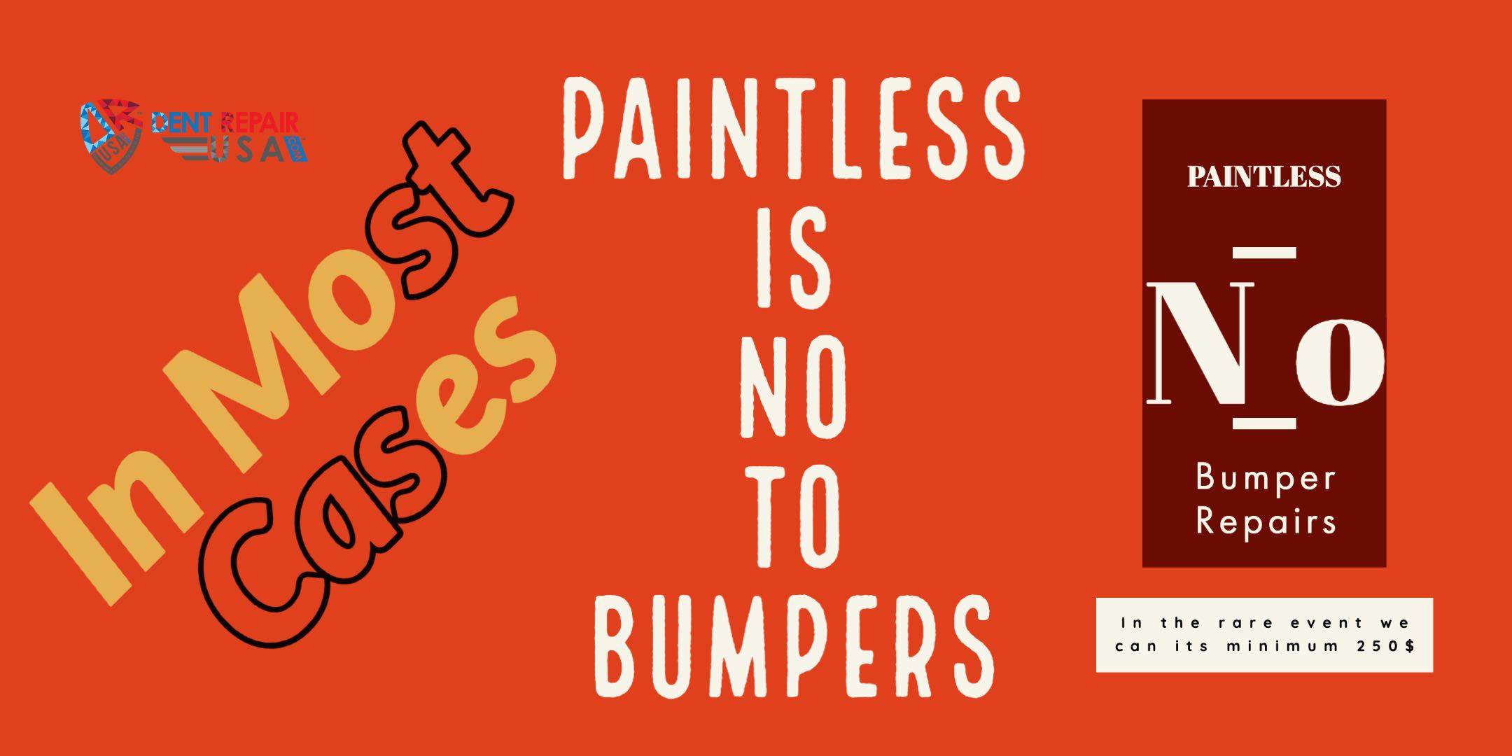 Paintless-Dent-Repair-Limitations-On-Bumpers