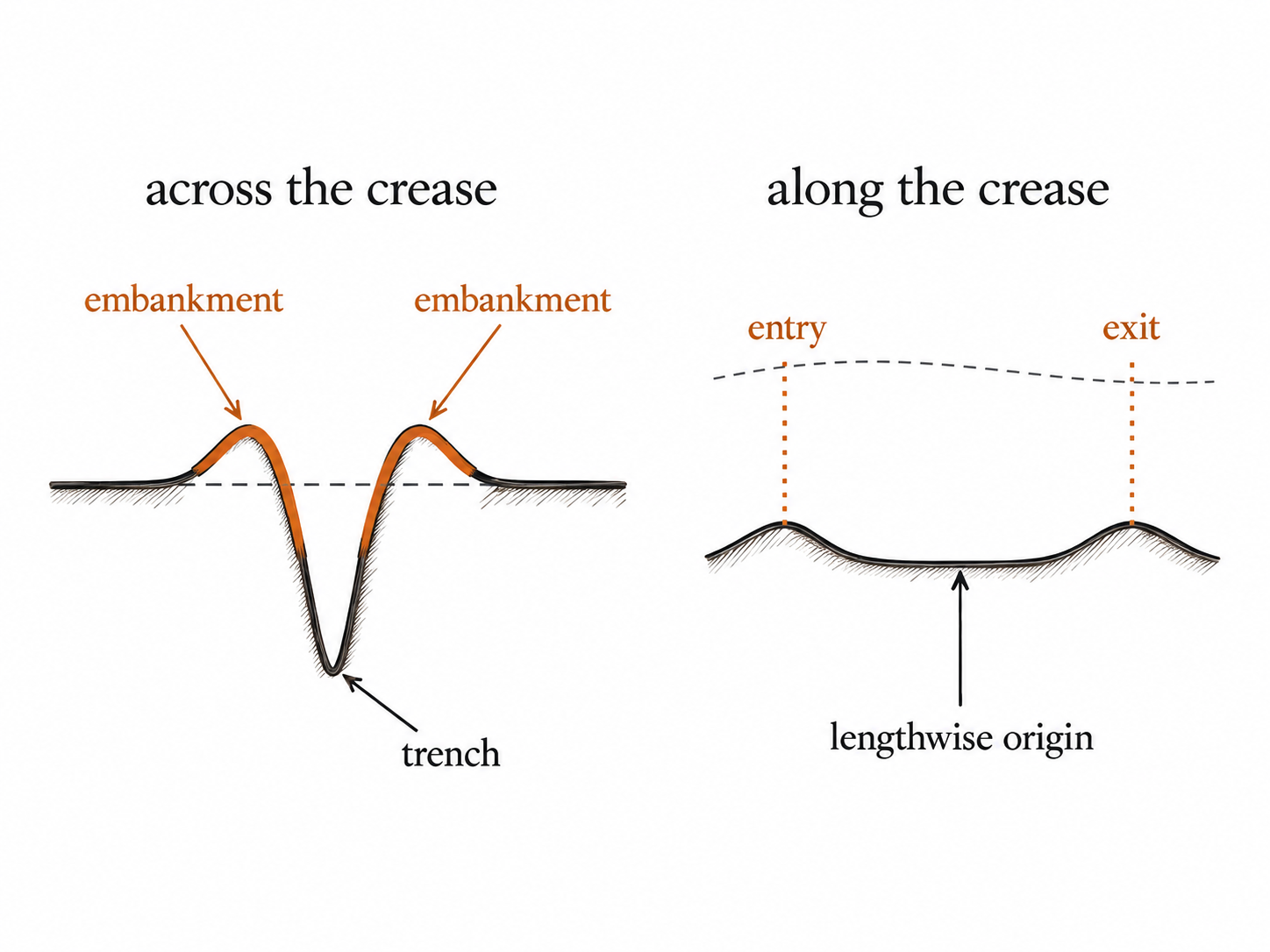 The anatomy of a crease.